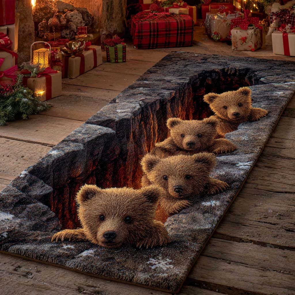 Den Group Runner Carpet Runner Rug - Cute Pet Design | Animal Printed Runner Rug