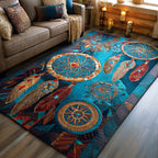 Desert Dream area rug in a living room