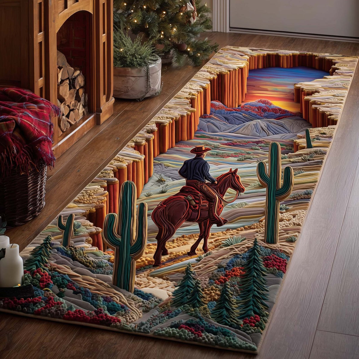 Desert Trail Runner Rug - Nature Design | Serene Runner Rug