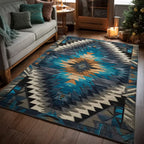 Desert Whisper area rug in a living room