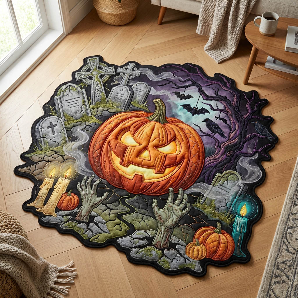 Design 1103 Custom Shape Area Rug - Nature Design | Die-Cut Non-Slip Rug - washable non-slip printed rug