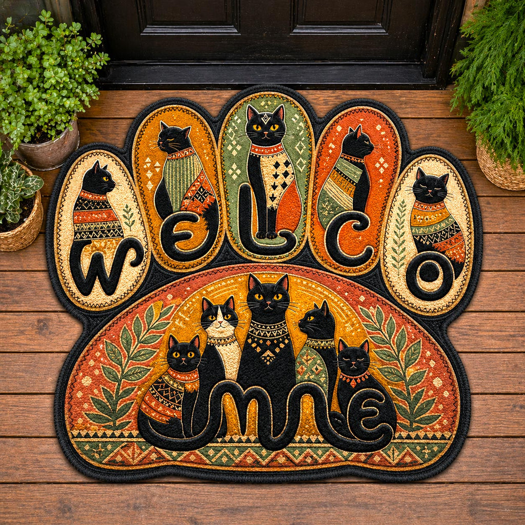Design 11203 Custom Shape Area Rug - Nature Design | Die-Cut Non-Slip Rug - washable non-slip printed rug