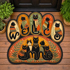 Design 11203 Custom Shape Area Rug - Nature Design | Die-Cut Non-Slip Rug - washable non-slip printed rug