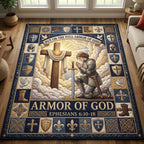 Design 1290 area rug in a living room