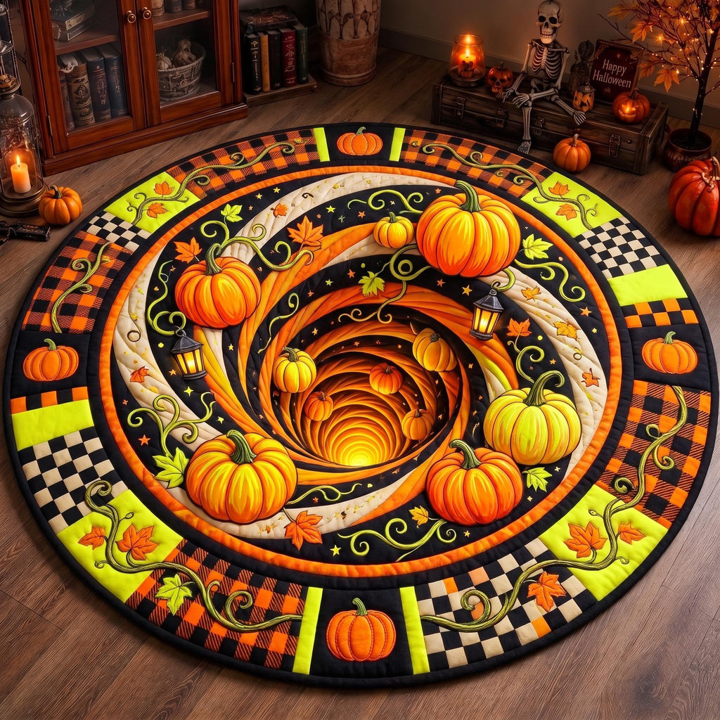 Design 13325 Round Mat Rug - Nature Design | Serene Home Decor (Design 1) - washable non-slip printed rug