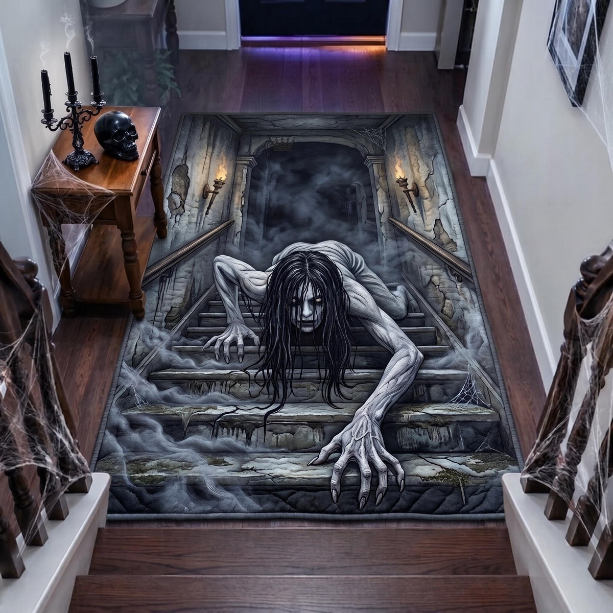 Design 13346 area rug in a living room