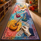 Design 13744 Runner Rug - Nature Design | Serene Runner Rug (Design 1) - washable non-slip printed rug