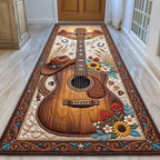 Design 13746 Runner Rug - Nature Design | Serene Runner Rug (Design 1) - washable non-slip printed rug