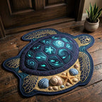 Design 14963 Custom Shape Area Rug - Nature Design | Die-Cut Non-Slip Rug - washable non-slip printed rug