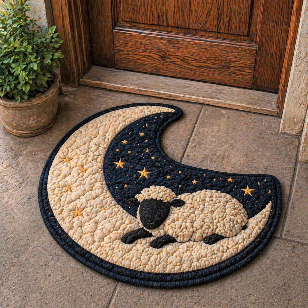 Design 15044 Custom Shape Area Rug - Nature Design | Die-Cut Non-Slip Rug - washable non-slip printed rug