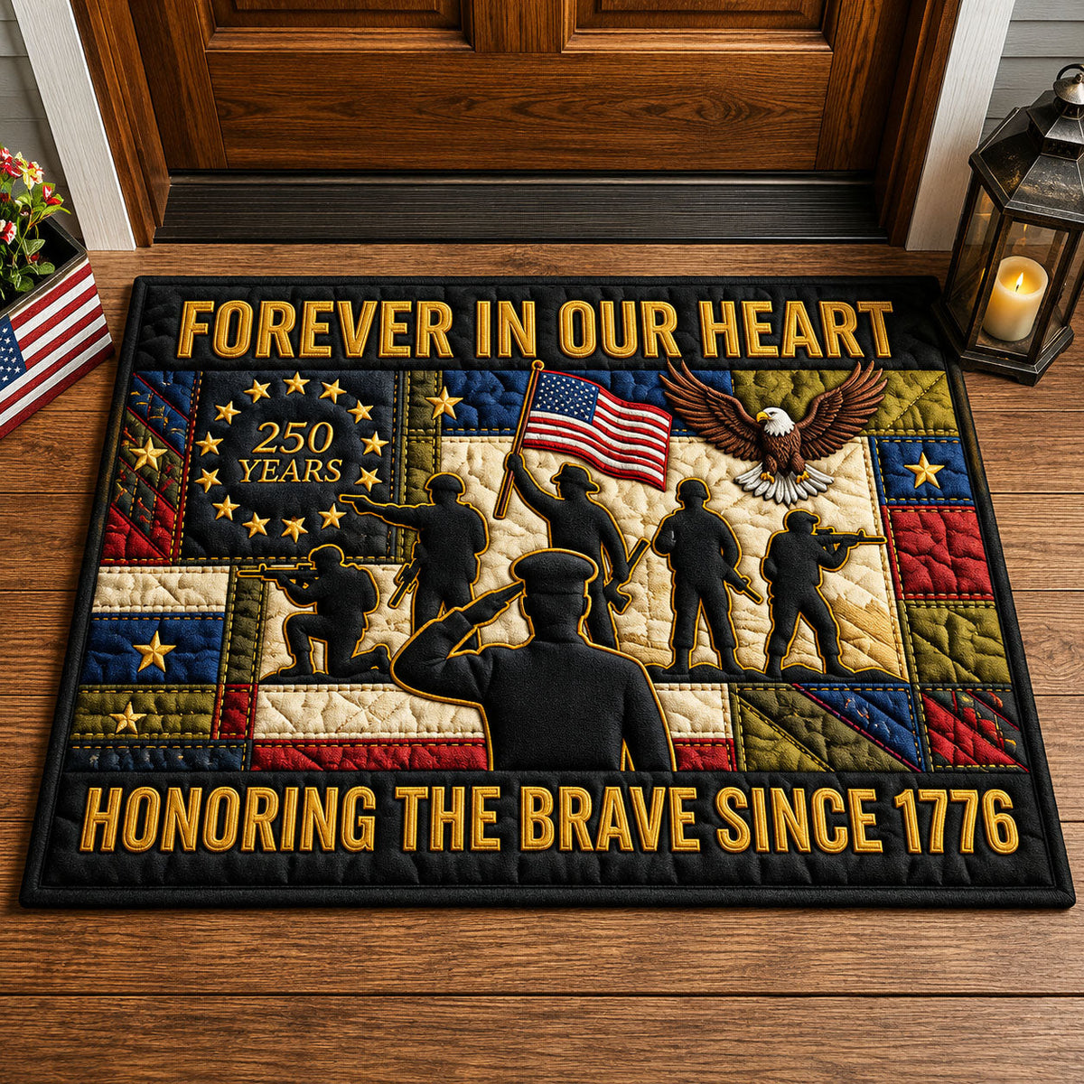 Design 1508 Doormat - Nature Design | Printed Welcome Doormat - washable non-slip printed rug