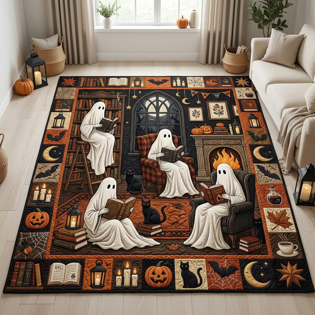 Design 1549 area rug in a living room