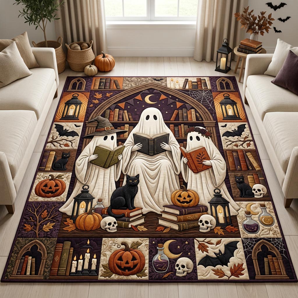 Design 1550 area rug in a living room