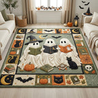 Design 1554 area rug in a living room