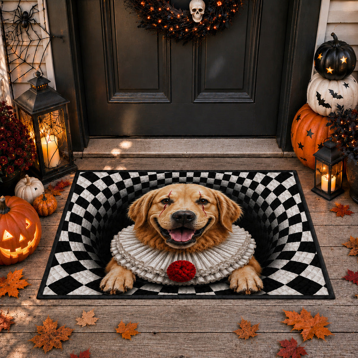 Design 1557 Doormat - Nature Design | Printed Welcome Doormat - washable non-slip printed rug