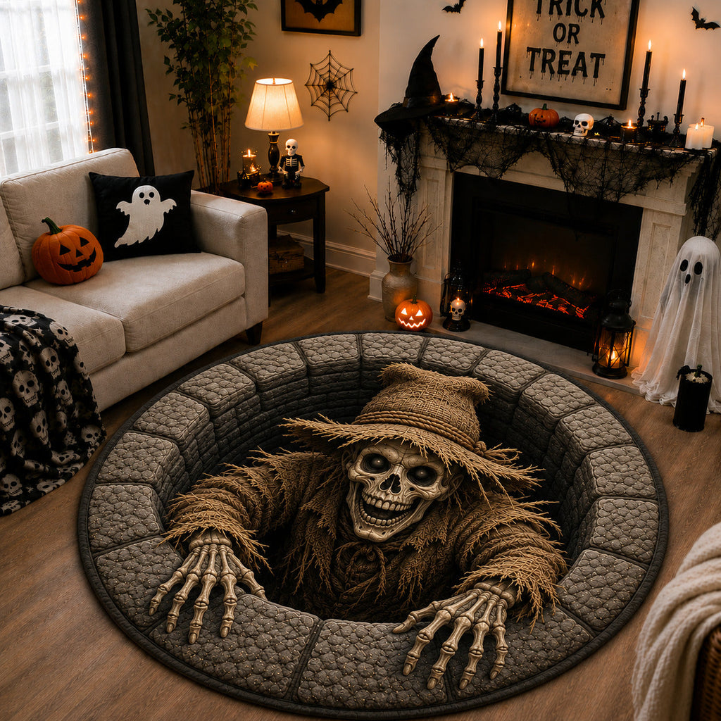 Design 1564 Round Mat Rug - Nature Design | Serene Home Decor (Design 1) - washable non-slip printed rug
