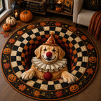 Design 1571 Round Mat Rug - Nature Design | Serene Home Decor (Design 1) - washable non-slip printed rug