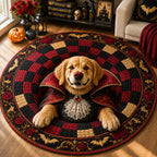 Design 1573 Round Mat Rug - Nature Design | Serene Home Decor (Design 1) - washable non-slip printed rug