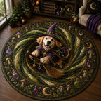Design 1577 Round Mat Rug - Nature Design | Serene Home Decor (Design 1) - washable non-slip printed rug