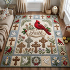 Design 1589 area rug in a living room