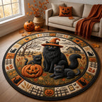 Design 1589 Round Mat Rug - Nature Design | Serene Home Decor (Design 1) - washable non-slip printed rug