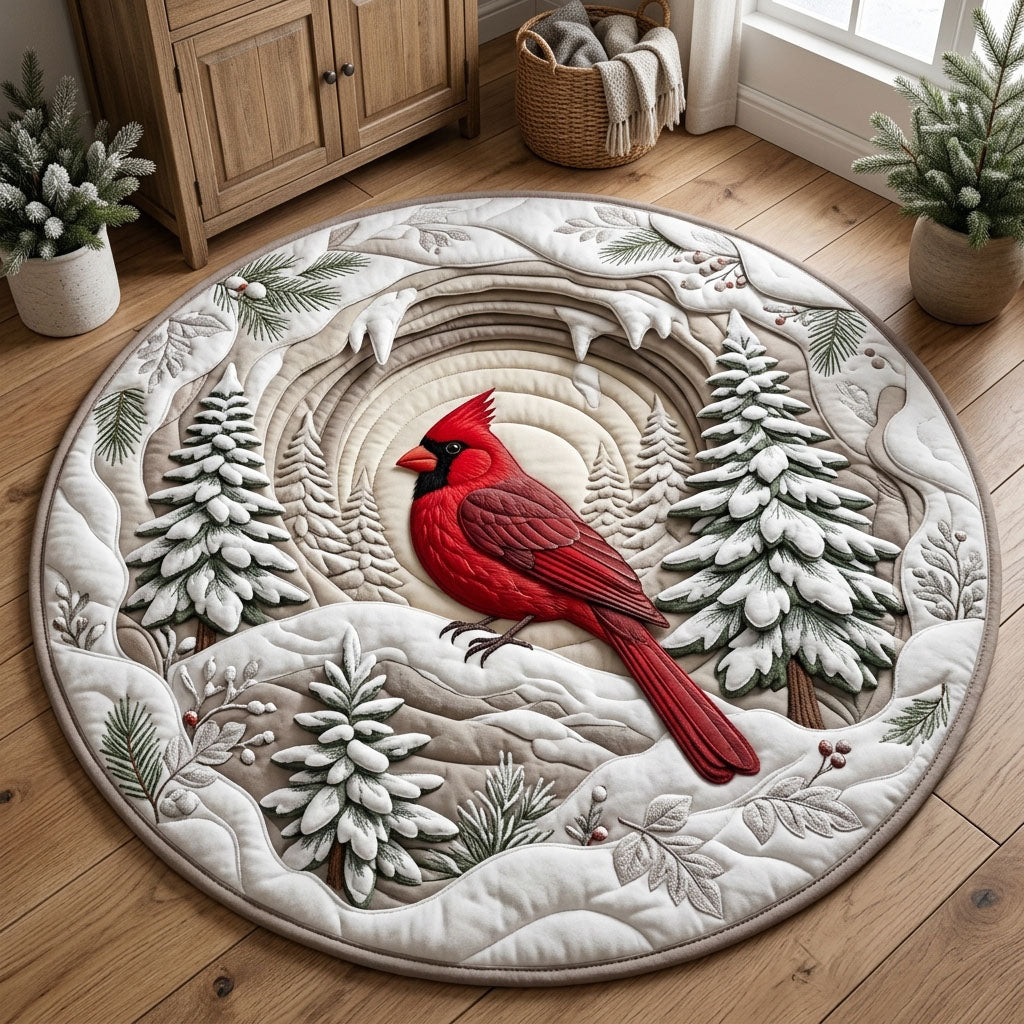 Design 1599 Round Mat Rug - Nature Design | Serene Home Decor (Design 1) - washable non-slip printed rug