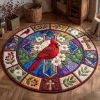 Design 1600 Round Mat Rug - Nature Design | Serene Home Decor (Design 1) - washable non-slip printed rug