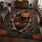 Design 1606 area rug in a living room