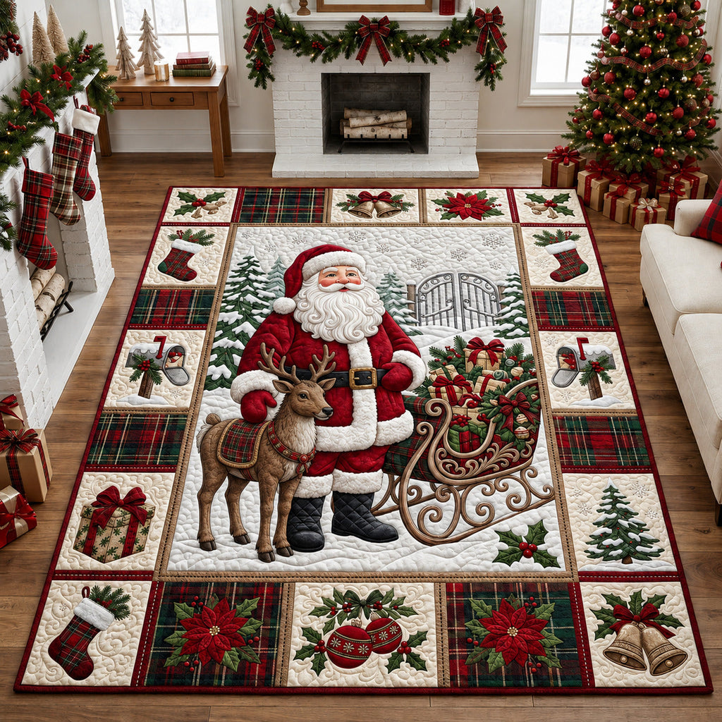 Design 1609 area rug in a living room