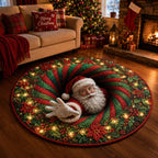 Design 1616 Round Mat Rug - Nature Design | Serene Home Decor (Design 1) - washable non-slip printed rug