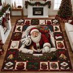 Design 1622 area rug in a living room