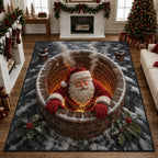 Design 1625 area rug in a living room