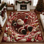 Design 1628 area rug in a living room