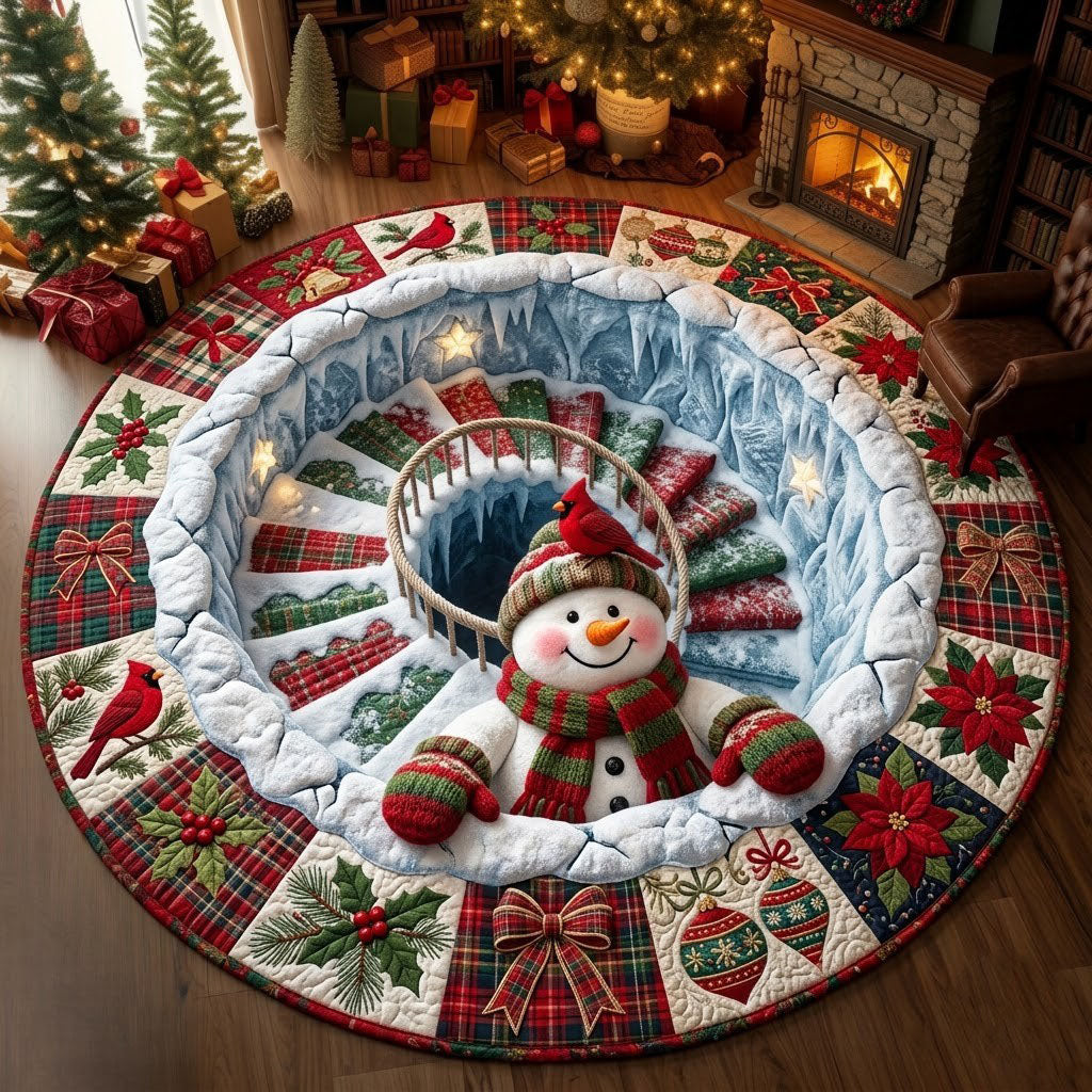 Design 1654 Round Mat Rug - Nature Design | Serene Home Decor (Design 1) - washable non-slip printed rug