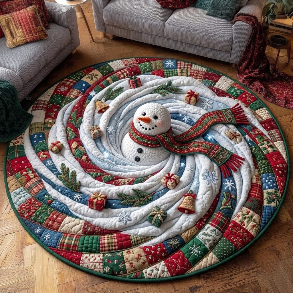 Design 1655 Round Mat Rug - Nature Design | Serene Home Decor (Design 1) - washable non-slip printed rug