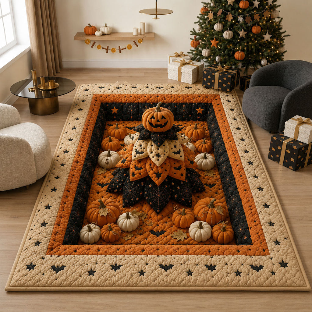 Design 1665 area rug in a living room