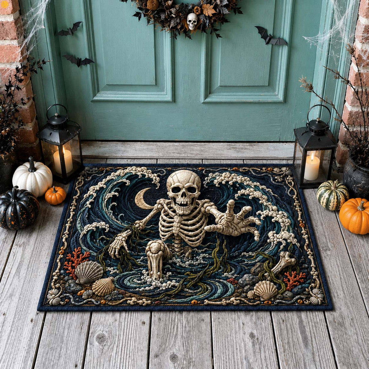 Design 1719 Doormat - Nature Design | Printed Welcome Doormat - washable non-slip printed rug