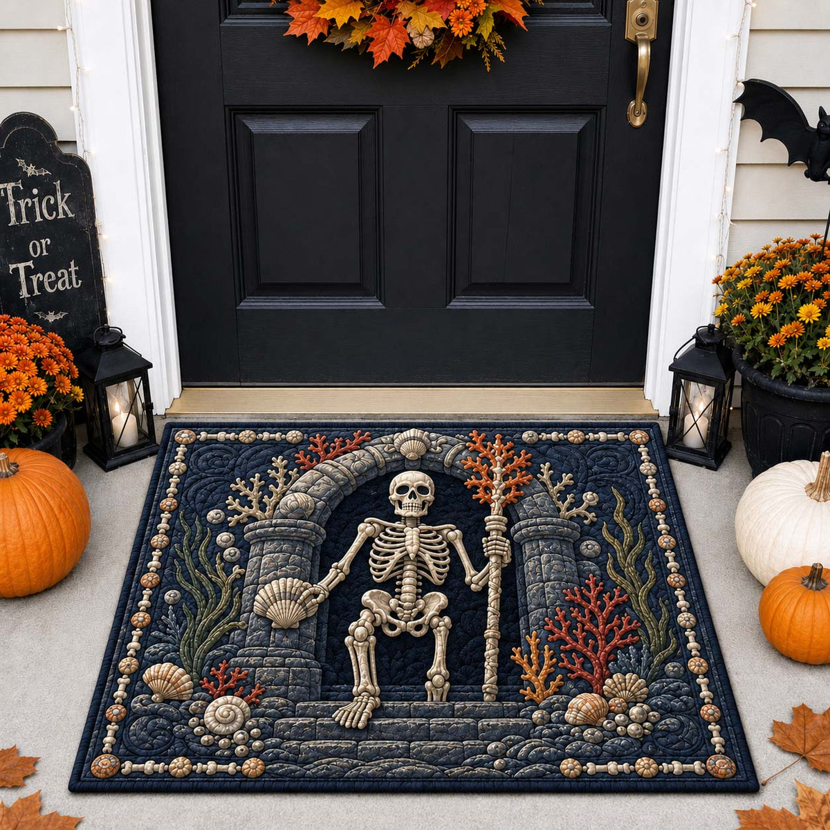 Design 1722 Doormat - Nature Design | Printed Welcome Doormat - washable non-slip printed rug