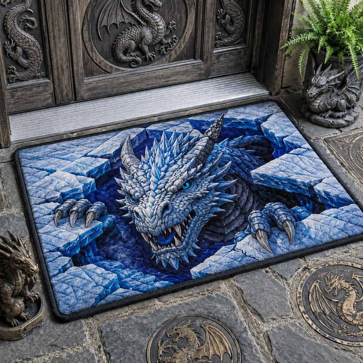 Design 1727 Doormat - Nature Design | Printed Welcome Doormat - washable non-slip printed rug