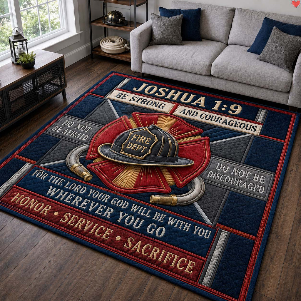 Design 1758 area rug in a living room