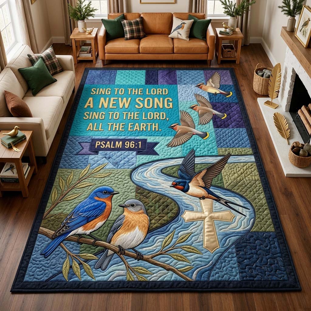 Design 1765 area rug in a living room