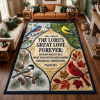 Design 1766 area rug in a living room