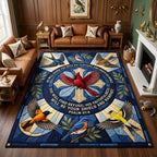Design 1769 area rug in a living room