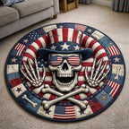 Design 1869 Round Mat Rug - Nature Design | Serene Home Decor (Design 1) - washable non-slip printed rug