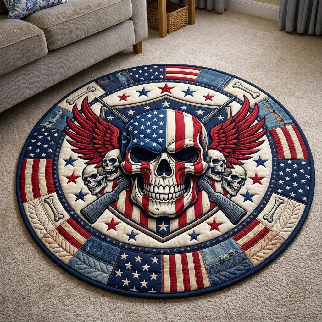 Design 1870 Round Mat Rug - Nature Design | Serene Home Decor (Design 1) - washable non-slip printed rug