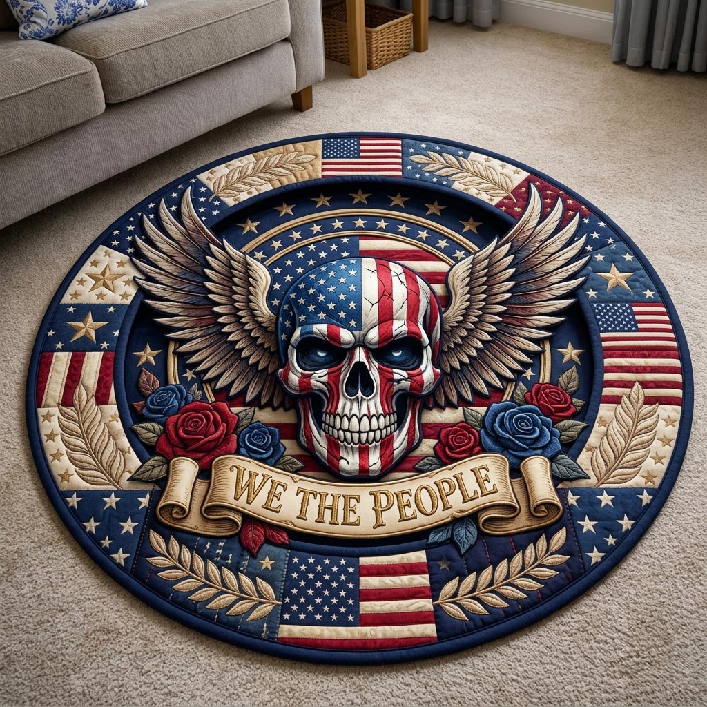Design 1873 Round Mat Rug - Nature Design | Serene Home Decor (Design 1) - washable non-slip printed rug
