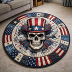 Design 1874 Round Mat Rug - Nature Design | Serene Home Decor (Design 1) - washable non-slip printed rug