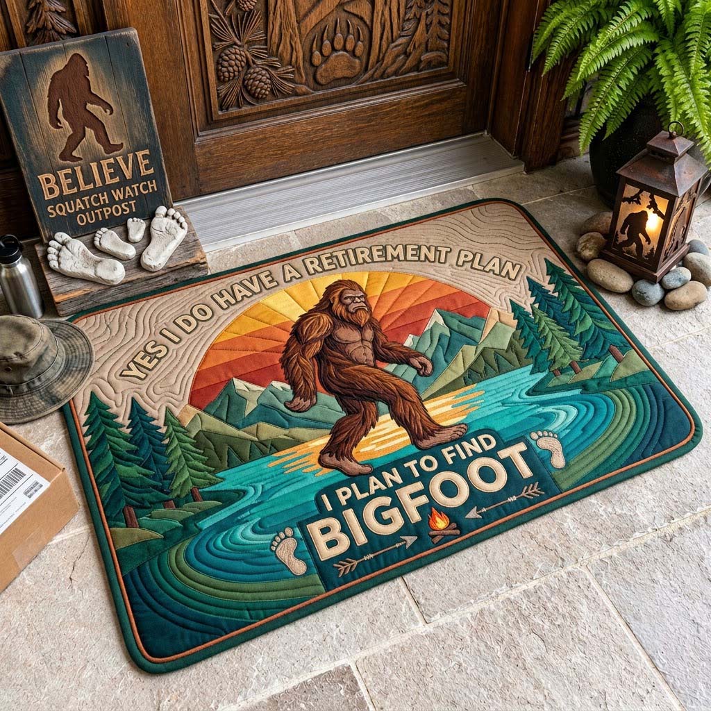 Design 1880 Doormat - Nature Design | Printed Welcome Doormat - washable non-slip printed rug