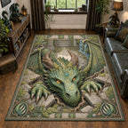 Design 1933 area rug in a living room