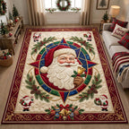 Design 1935 area rug in a living room